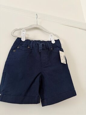 Gymboree Boys' Navy Cotton Pull on Shorts NWT size 6